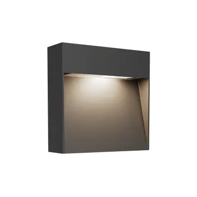 Lucande - Noreia LED Utomhus Vägglampa Dark Grey