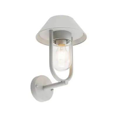 Lucande - Olinum Utomhus Vägglampa Silver Grey