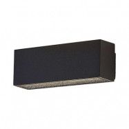 Lucande - Oliver LED Utomhus Vägglampa W18 Dark Grey