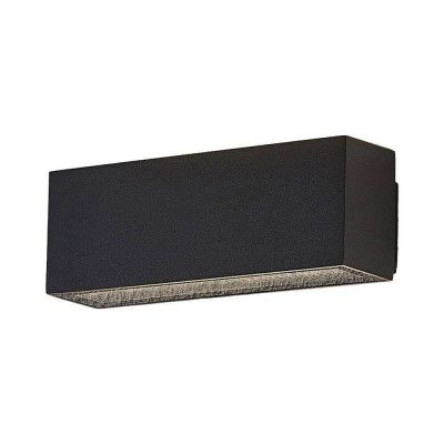 Lucande - Oliver LED Utomhus Vägglampa W18 Dark Grey