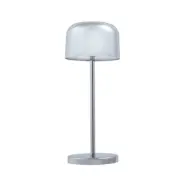 Lucande - Quill LED-batteridriven bordslampa, CCT, krom, dimbar