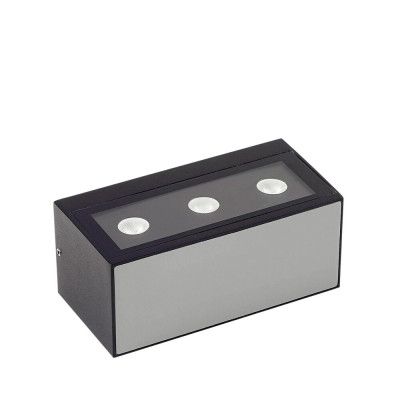 Lucande - Selim LED Utomhus Vägglampa L15,3 Svart