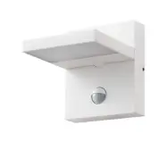 Lucande - Silvan LED Utomhus Vägglampa w/Sensor Vit