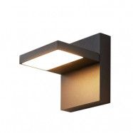 Lucande - Silvan Utomhus Vägglampa Graphite/White