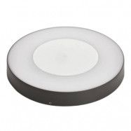 Lucande - Sora LED Round Utomhus Plafond w/Sensor Dark Grey