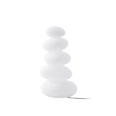 Lucande - Soriel LED-terrasslampa, 72 cm, vit, IP54, stepdim