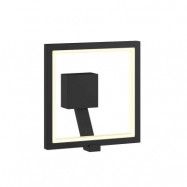 Lucande - Square Utomhus Vägglampa Graphite