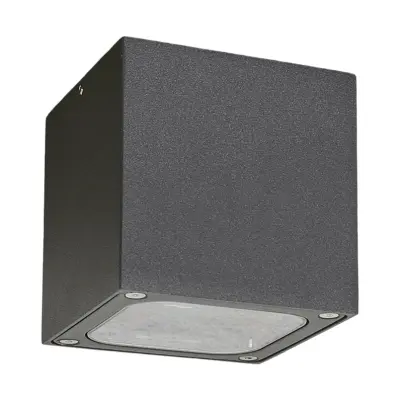 Lucande - Tanea LED Utomhus Plafond 10x10 Dark Grey