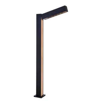 Lucande - Taskalin Trädgårdslampa H70 Black/Wood
