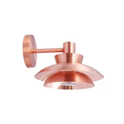 Lucande - Thais utomhusvägglampa stål kopparfärgad