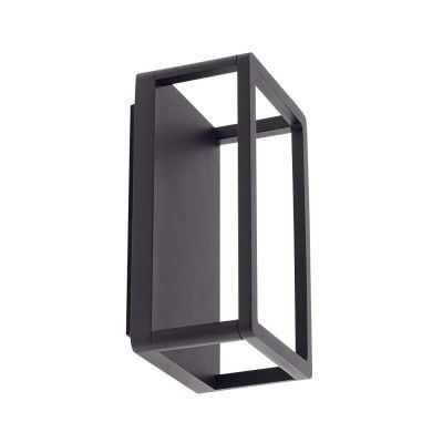 Lucande - Thorvid LED Utomhus Vägglampa H26 Svart