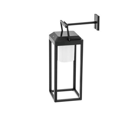 Lucande - Tilena Square Solcellslampa Svart