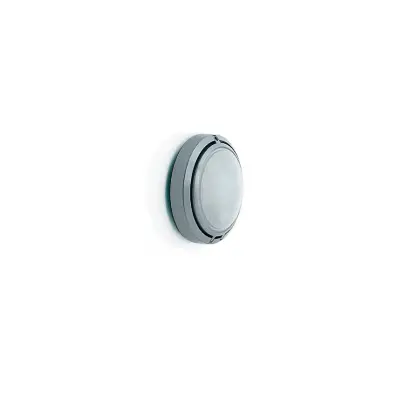 Luceplan - Metropoli 27 vägg-/taklampa Ø 27 cm, IP65, aluminium