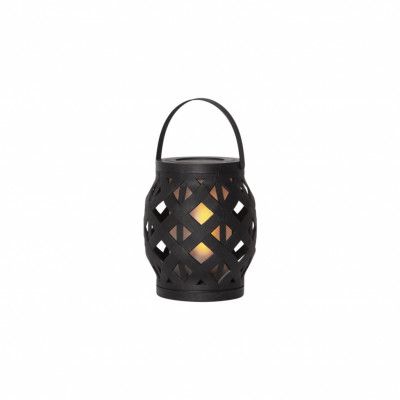 Lykta Flame Lantern Svart 16 cm