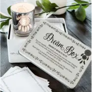 Majas Cottage Memory box Dream, Lykta och kort 6 cm