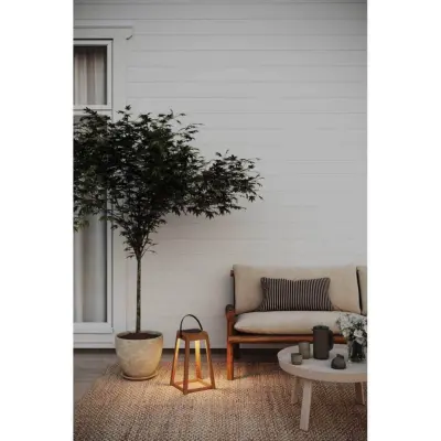 Nordic Solar Utomhus Lantern IP44 Oak Markslöjd - Terrass - Trä - Lykta
