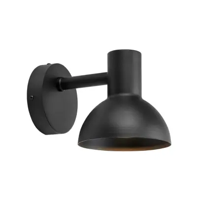 Markslöjd - Nubi LED-utomhusvägglampa, svart, IP44, dimbar, stål