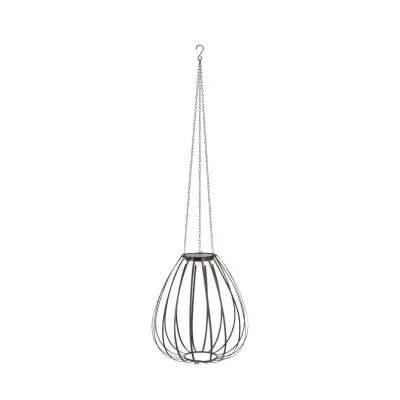 Markslöjd - Ovia LED-pendellampa, Ø 42 cm, svart, IP44, dimbar.