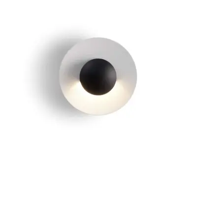 MARSET - Ginger C42 Utomhusvägglampa Svart-Vit