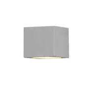 Modena vägglykta kvadrat grå