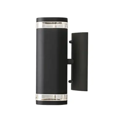 Modena vägglykta upp/ned, svart