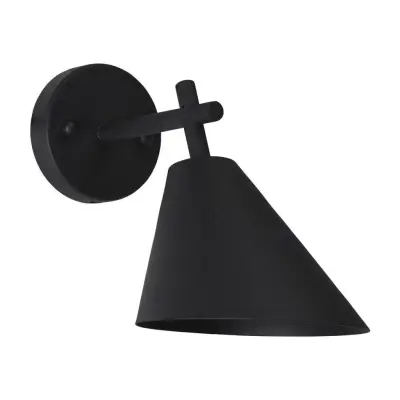 Nils fasadlampa, svart 33cm