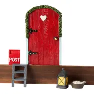 Nissedörr 5-pack röd