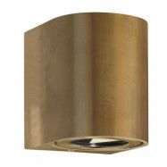 Nordlux - Canto 2 Vägglampa Brass
