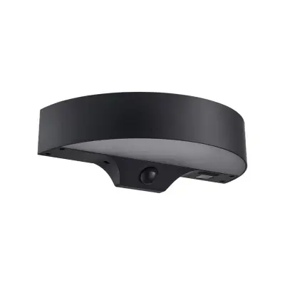 Nordlux - Monay Round Solar Utomhus Vägglampa IP44 Svart