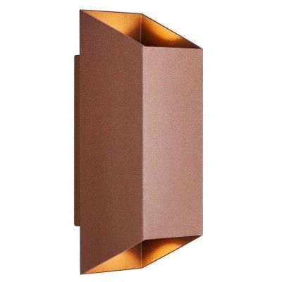 Nordlux - Nico Square 22 Utomhus Vägglampa Rusty