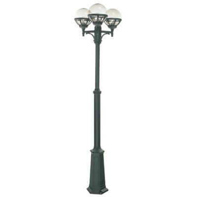 Norlys - Bologna Utomhus Parkstolpa Klar/Svart