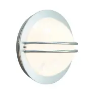 Norlys - Bremen Utomhus Vägglampa Opal/Galvaniserad