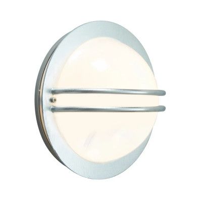 Norlys - Bremen Utomhus Vägglampa Opal/Galvaniserad