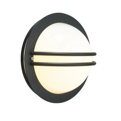Norlys - Bremen Utomhus Vägglampa Opal/Svart