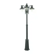 Norlys - Como 3 Utomhus Parkstolpa Svart