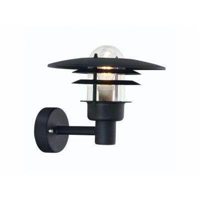 Norlys - Larvik Utomhus Vägglampa Black