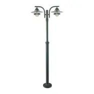 Norlys - Oslo 2 Utomhus Parkstolpa Svart