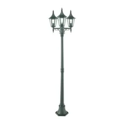 Norlys - Rimini/Milano 3 Utomhus Parkstolpa Svart