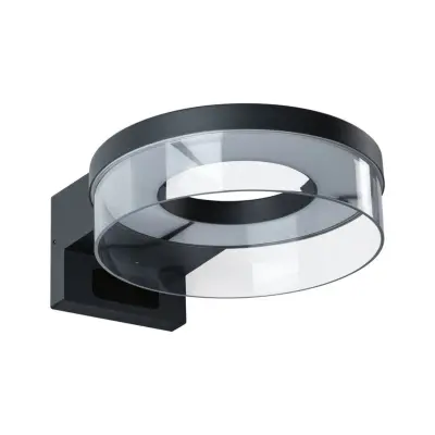 Paulmann - Capera LED-vägglampa, antracit, CCT, IP44