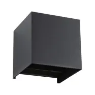 Paulmann - Cybo LED Utomhus Vägglampa Smart Home ZigBee IP44 square Anthracite/Aluminium -