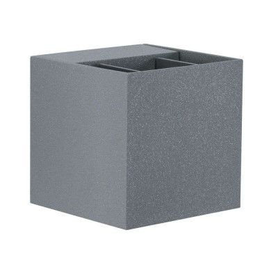 Paulmann - Cybo utomhusvägglampa 8x8 cm grå 2.700 K