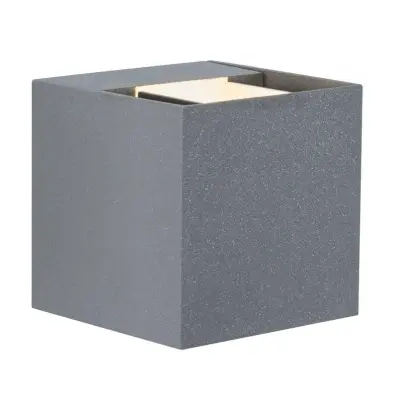 Paulmann - Cybo utomhusvägglampa 8x8 cm grå 2.700 K