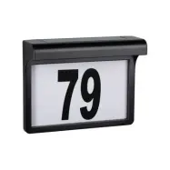 Paulmann - Dayton II Solar LED Utomhus Vägglampa w/Numbers IP44 Black