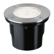 Paulmann - Durea 140 LED-golvinbäddad lampa i rostfritt stål Ø 15 cm