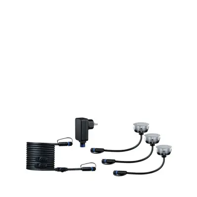 Paulmann - Plug&Shine 3 LED Nedgrävnings Spot Floor Insect-friendly IP67 SilverPaulman