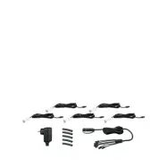 Paulmann - Plug&Shine 5 LED Nedgrävnings Spot MicroPen II IP67 Silver