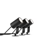 Philips Hue - Lily Spike Utomhus Spot 3x8W White/Color Amb. Antracit