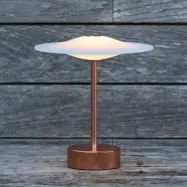 Piet Hein - Sinus 22 bärbar LED-bordslampa, koppar, IP44 –