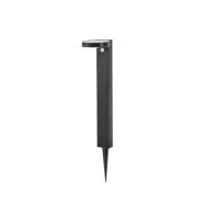 Tarlson LED-solcellslampa, rund, antracit, sensor - PRIOS - Terrass - Modern - Plast - Med en ljuskälla