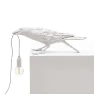 SELETTI - Bird Lamp Playing Bordslampa Vit